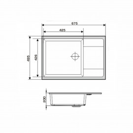 Гранитные мойки Linares