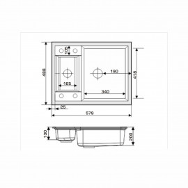 Гранитные мойки Samora