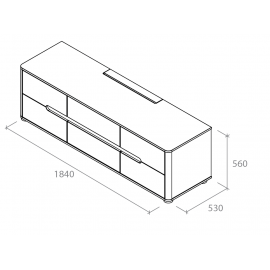 Тумба под телевизор Хофнер