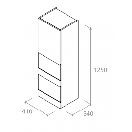 Шкаф навесной Хофнер