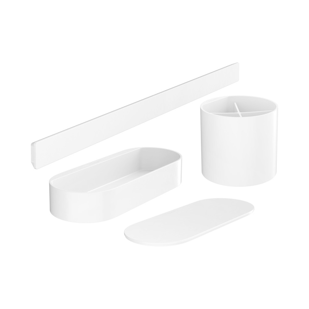 WALLSTORIS набор для ванной, цвет белый матовый