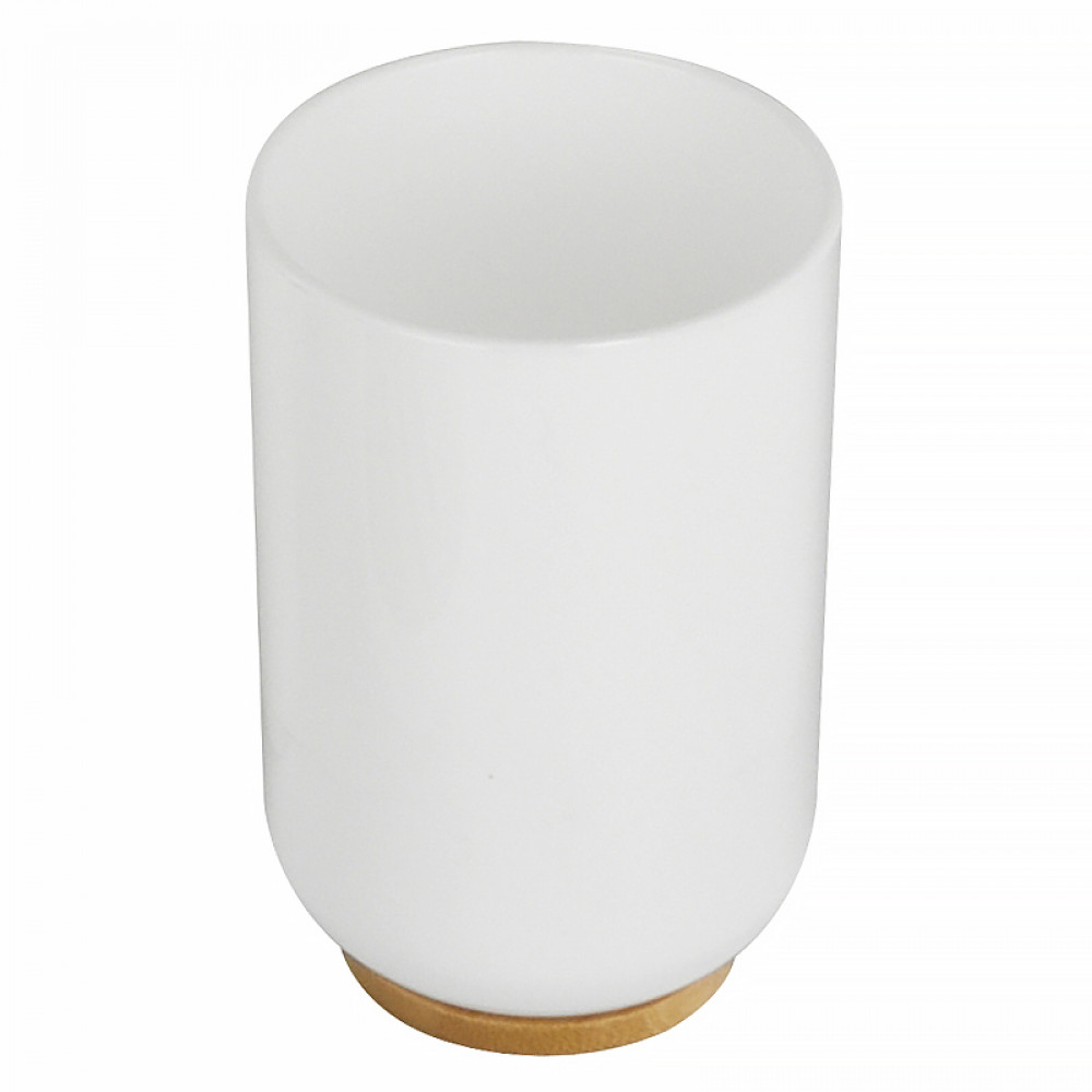 POZNAN стакан отдельностоящий, пластик, дерево