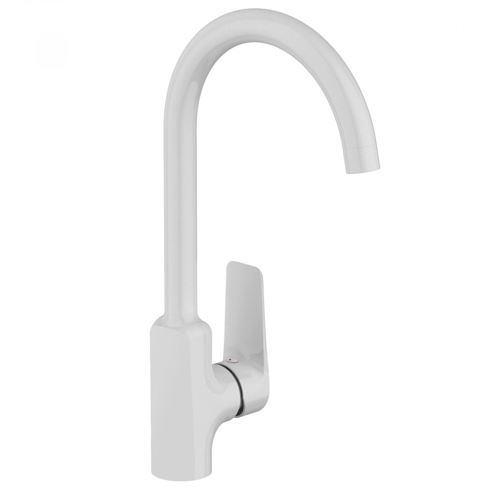 ARIA смеситель для кухни, белый, 35 мм