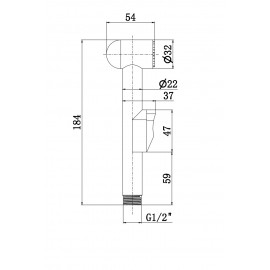 Гигиенический душ Umbra АкваРодос (BJ-025)