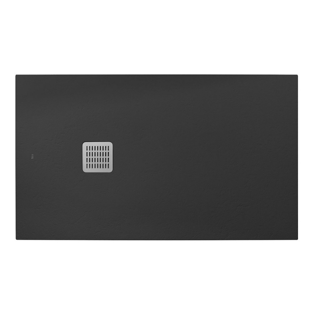 TERRAN поддон 120*80см ультраплоский, из искусственного камня Stonex, в комплекте с трапом и сифоном, цвет оникс