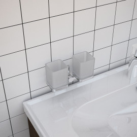 Стакан для зубных щеток Леонардо Двойной 9928А