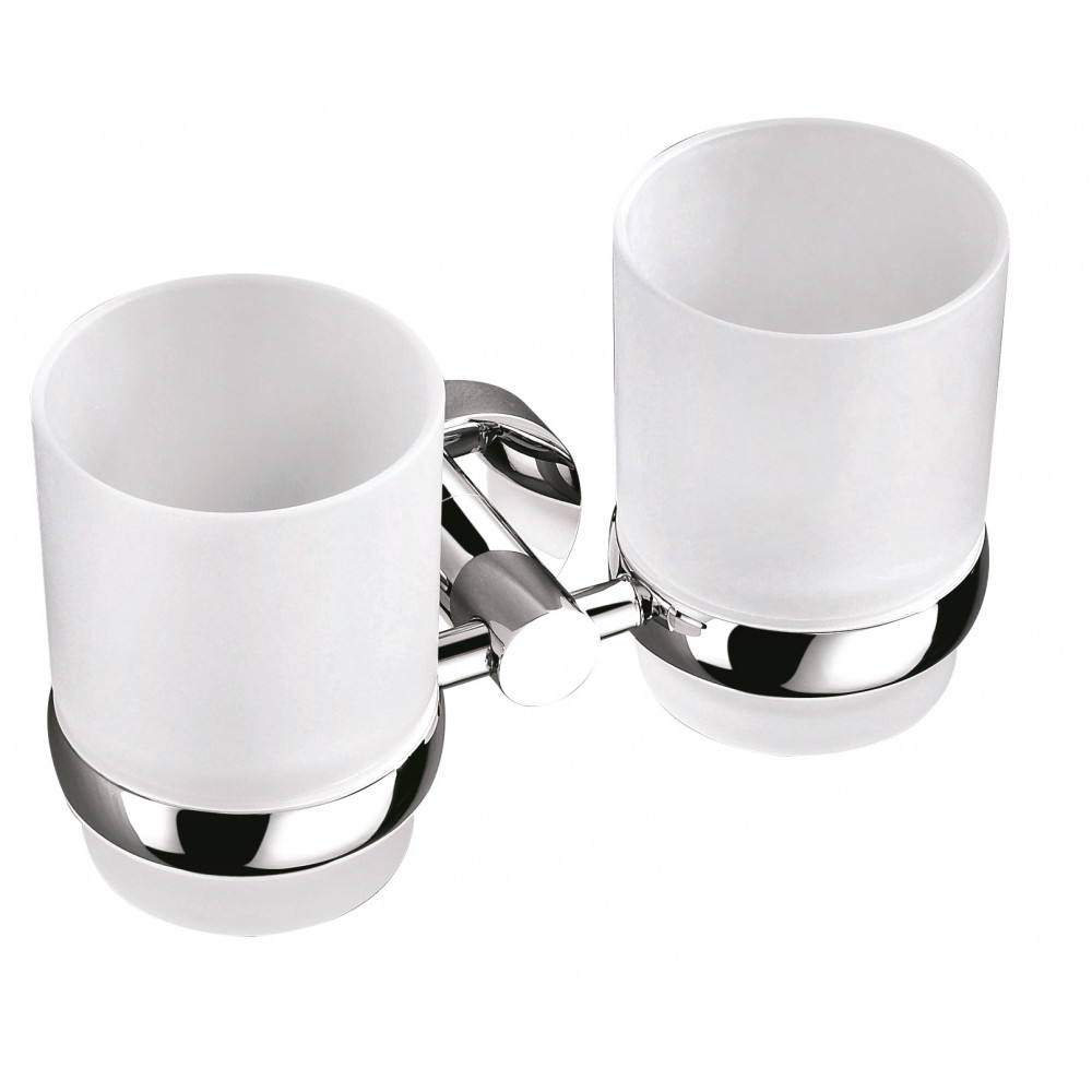 Стакан для зубных щеток Глория двойной 8128