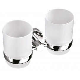 Стакан для зубных щеток Глория двойной 8128