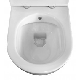 Унитаз подвесной безободковый City с функциею биде, сиденье Bella Soft-Close
