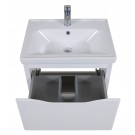 Тумба Венеция напольная 60 см Белая с умывальником Frame