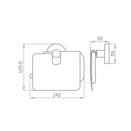 Набор аксессуаров для ванной комнаты Глория, 3 шт