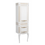 Пенал Роял 50 см белый цвет (R) патина золото