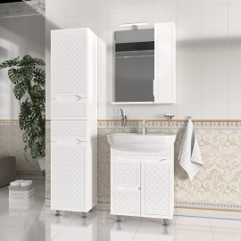 Зеркало Родорс 70 см с пеналом справа (без подсветки)