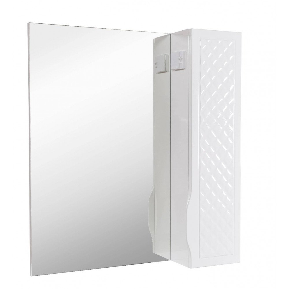 Зеркало Родорс 70 см с пеналом справа (без подсветки)