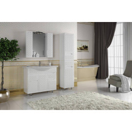 Зеркало Родорс 100 см с пеналами (без подсветки)