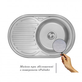 Кухонная мойка Imperial 7750 Polish (IMP775006POL)
