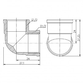 Уголок SD Forte 1/2