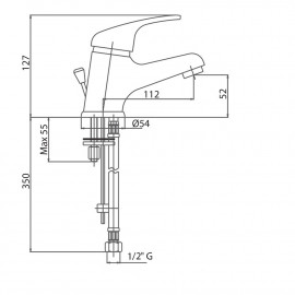 Смеситель для раковины Bianchi Star LVBSTR2002STRSACRM
