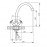 Смеситель для кухни SW Villa 718F-06