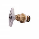 Кран букса латунная вентильная 1/2