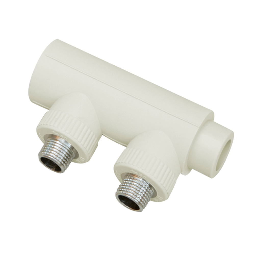 Коллектор PPR Blue Ocean наборной, с латунными вставками 32х1/2