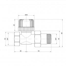 Кран радиаторный Icma 3/4