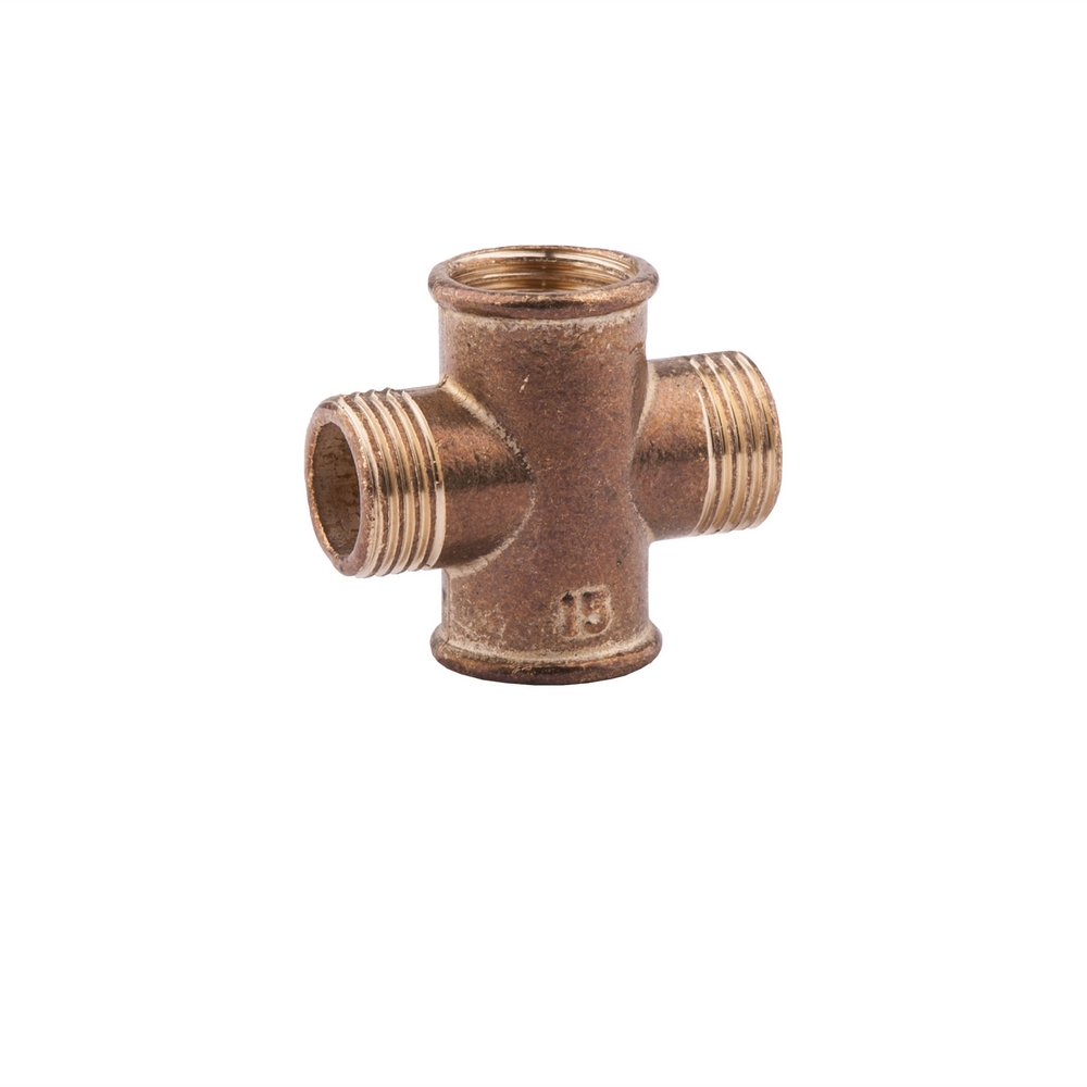 Крестовина латунная 1/2