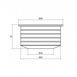 Переход канализационный Интерпласт 50х32