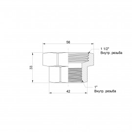Переходник плоский Icma 1