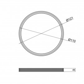 Резинка уплотнительная TA Sewage 110