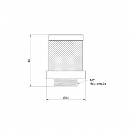 Сетка обратного клапана SD Plus 1/2