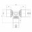 Тройник пресс Icma 32х26х32 №406