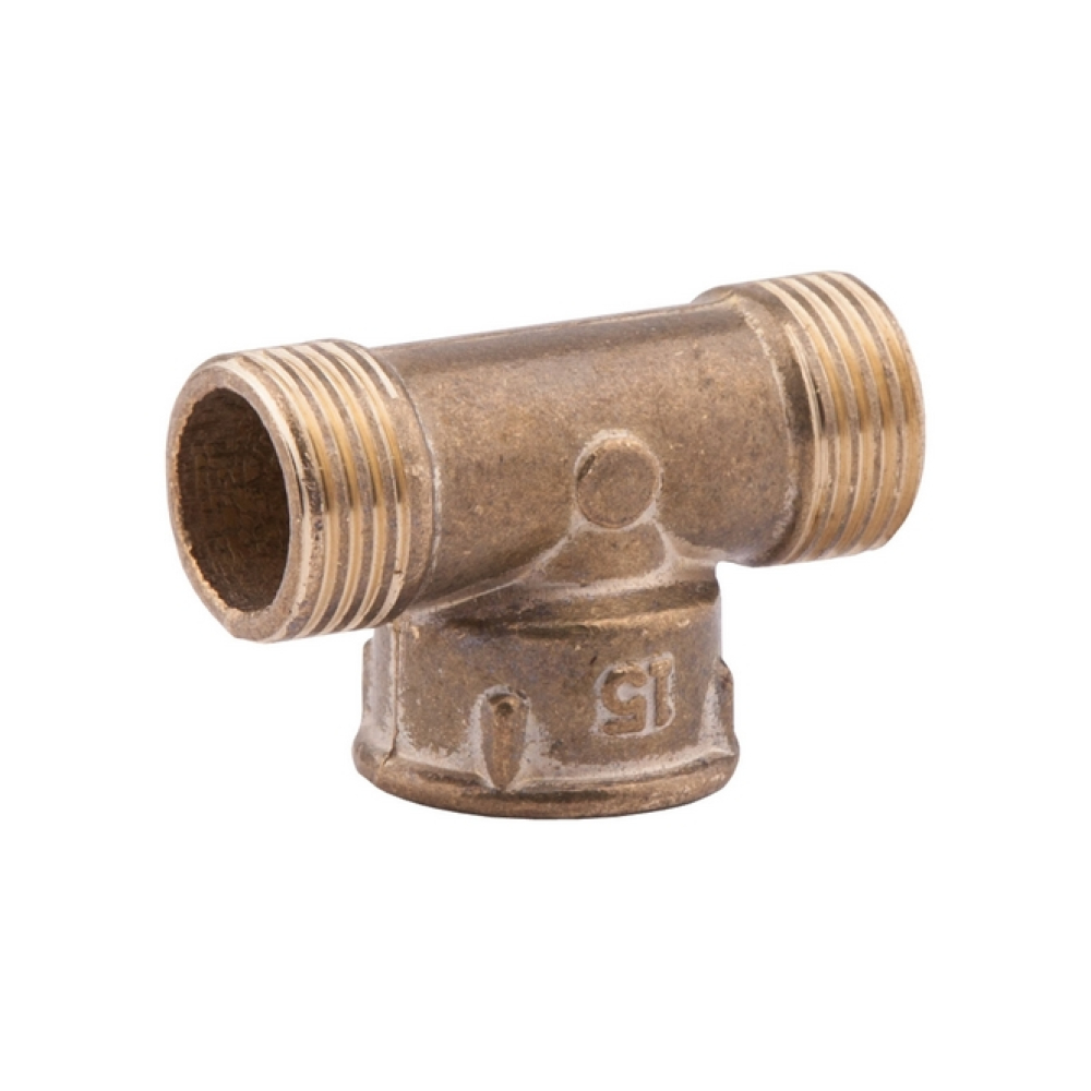 Тройник латунный 1/2