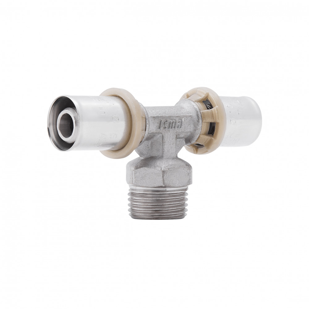 Тройник пресс Icma 16х1/2