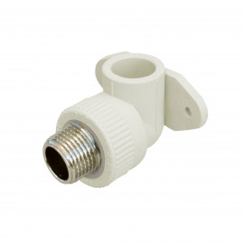 Уголок PPR Blue Ocean настенный с креплением 25х3/4