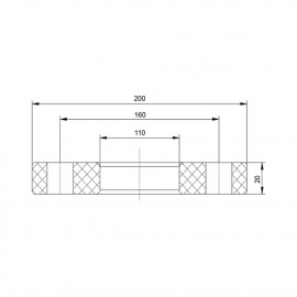 Фланец стальной Blue Ocean 90