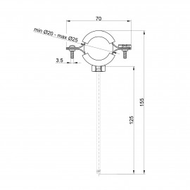Хомут SD Plus 1/2