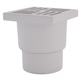 Трап ANI Plast TA1210 вертикальный с пластиковой решеткой 150х150