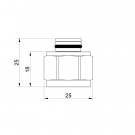 Переходник обжимной Icma 20х1/2