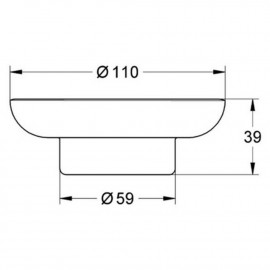 Мыльница Grohe Essentials 40368001