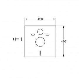 Звукоизоляция для инсталляции Grohe Rapid SL 37131000
