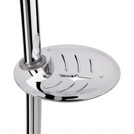 Штанга для душа Qtap 008 с мыльницей