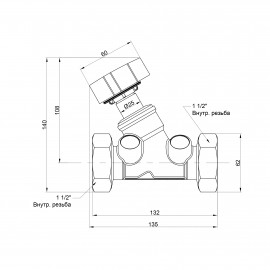Балансировочный вентиль Icma 1