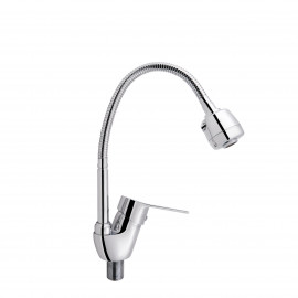 Смеситель для кухни Lidz (CRM) 40 87 008F 4 с рефлекторным изливом