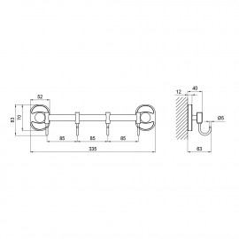 Крючок Lidz (CRM) 114.08.04