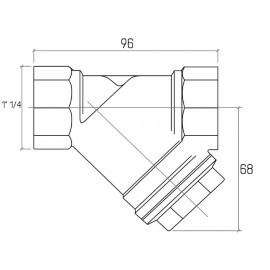Фильтр косой Rastelli 1