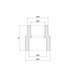 Муфта PPR Thermo Alliance 25х20
