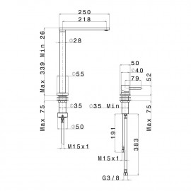 Набор Apell мойка кухонная Regola Satin RE791IKITB + смеситель Telescopic APF1260CR