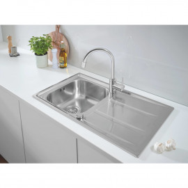 Набор Grohe мойка кухонная K400 31570SD0 + смеситель Concetto 32663001