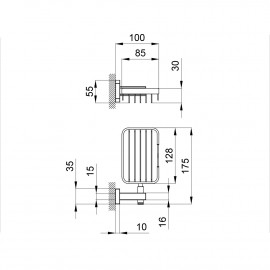 Мыльница Qtap Liberty CRM 1156